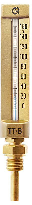 Термометр жидкостной Росма ТТ-В-150, прямой 150/40, 160С