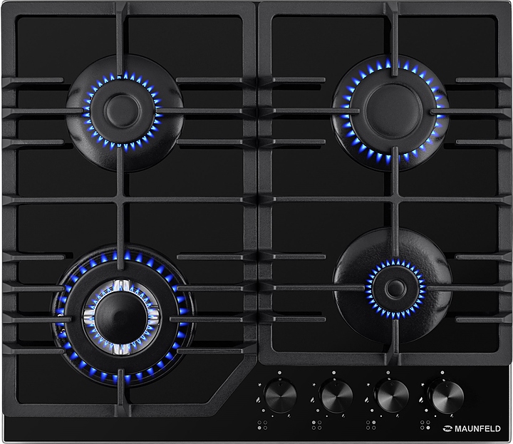 Варочная панель газовая Maunfeld EGHG.64.43CB/G черная
