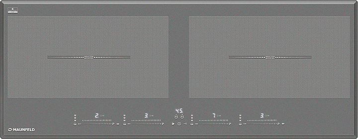 Варочная панель индукционная Maunfeld CVI904SFLLGR серая