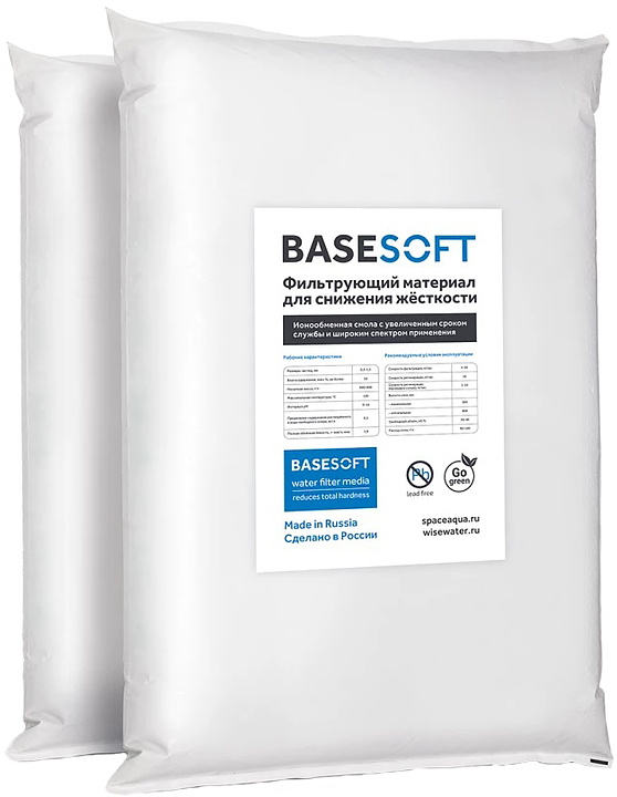 Смола катионообменная SiberianAqua Basesoft (12 л)