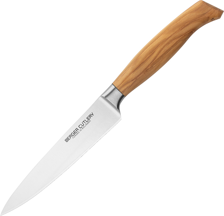 Нож универсальный BERGER CUTLERY Ergo Line Olive BC101216 160 мм