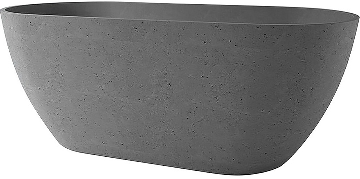 Ванна Holbi Venus Nano Concrete 168х80 см бетон