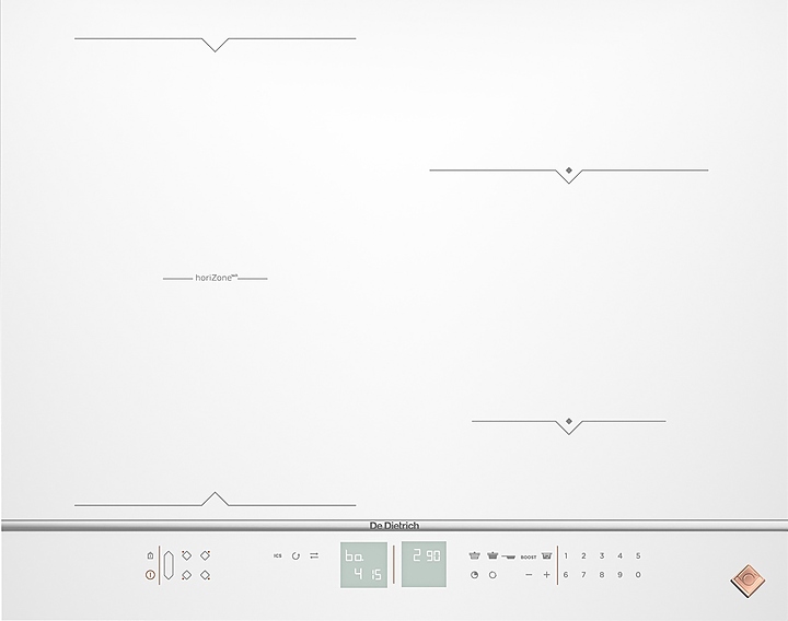 Варочная панель De Dietrich DPI7686WP pure white