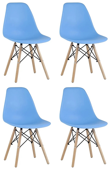 Стул Stool Group Style DSW голубой x4