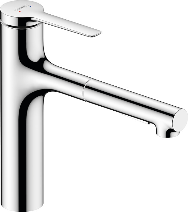 Смеситель для кухни с вытяжным изливом Hansgrohe Zesis M33 74801000