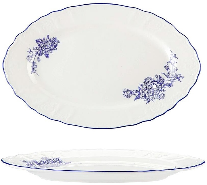 Блюдо для подачи P.L. Proff Cuisine Sea Flower [1] NY-YQA4767B-OP-M-14X6 36х22,5 см