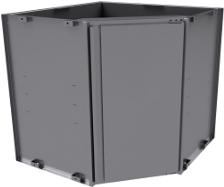 Модуль нейтральный угловой внешний BSV-inox BNAE6-90