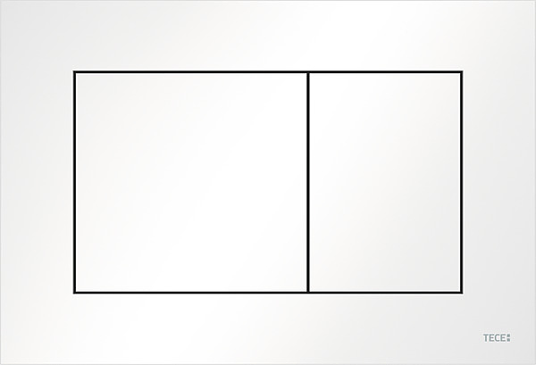 Кнопка смыва TECE TECEnow 9240405 для унитазов, с антибактериальным покрытием, белая