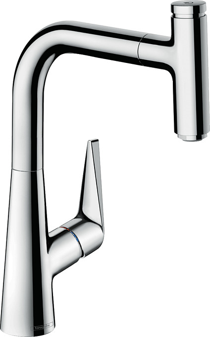 Смеситель для кухни с вытяжным изливом Hansgrohe Talis Select M51 72822000