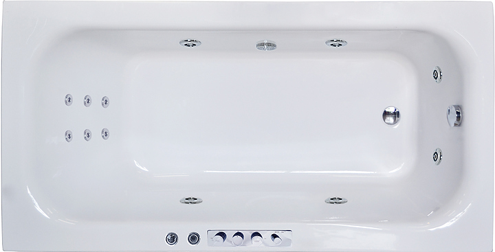 Ванна гидромассажная Royal Bath ACCORD COMFORT RB627100CO 180х90х64 см, акрил