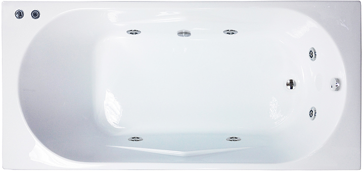 Ванна гидромассажная Royal Bath TUDOR STANDART RB407701ST 170х75х60 см, акрил