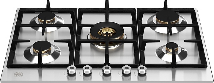 Варочная панель Bertazzoni P755CPROX газовая, нержавеющая сталь