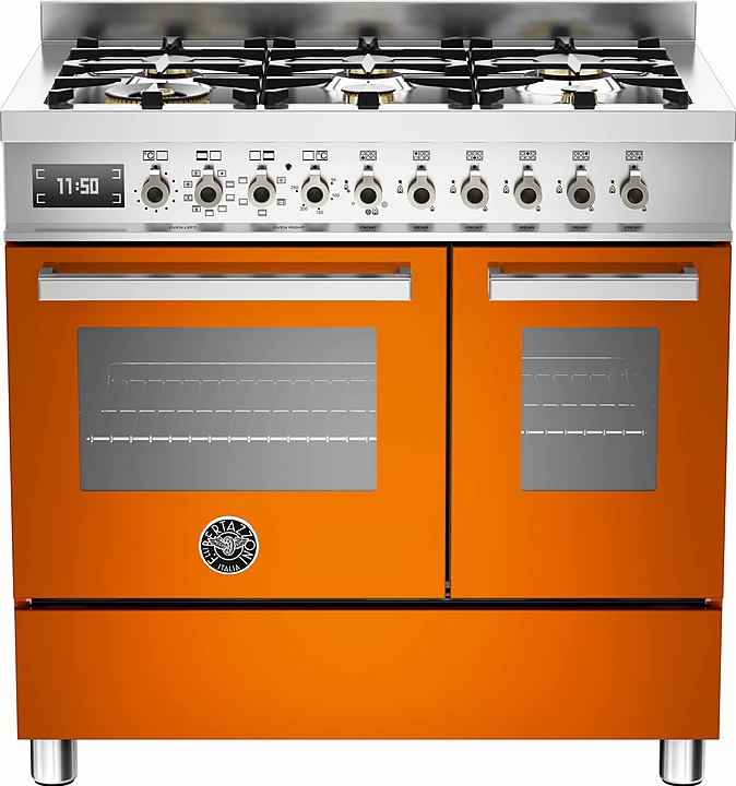 Варочный центр Bertazzoni PRO906MFEDART оранжевый