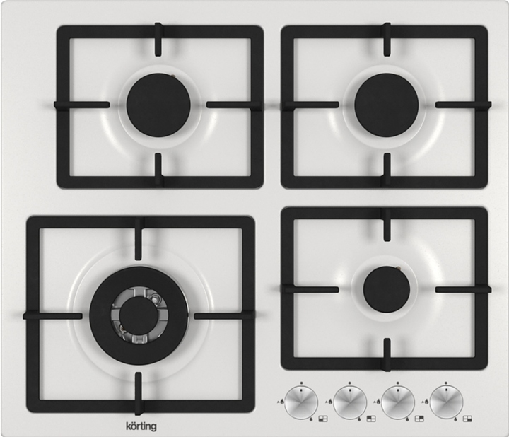 Варочная панель газовая Korting HG 697 CTW белая