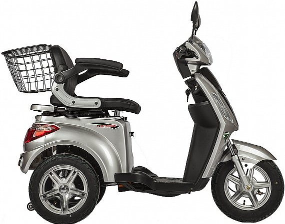 Электроскутер VOLTECO TRIKE NEW серый