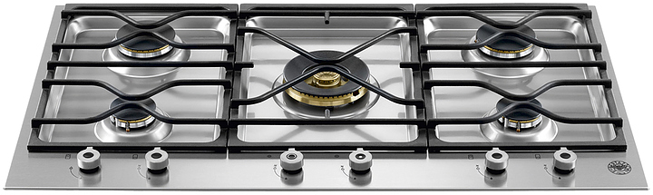 Варочная панель Bertazzoni PM36500X газовая сегментная, нержавеющая сталь