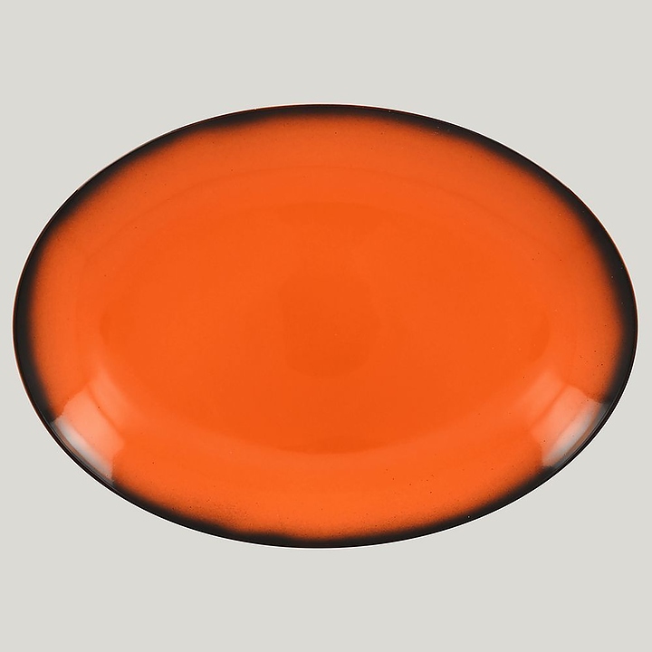 Блюдо овальное RAK Porcelain LEA Orange LENNOP32OR