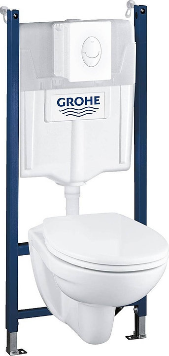 Унитаз подвесной с бачком и инсталляцией Grohe 39117000Gr