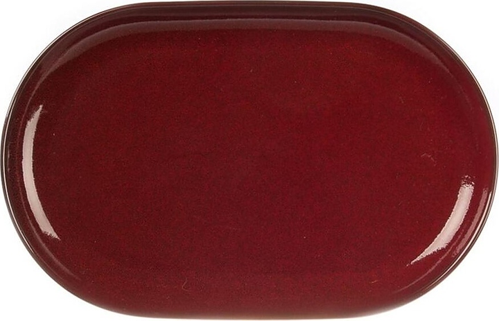 Блюдо овальное P.L. Proff Cuisine Evolution Dark Red 81223294 250х160х24 мм