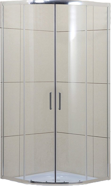 Уголок душевой BelBagno UNO-R-2-90-M-Cr 90x90x185 см, матовое стекло