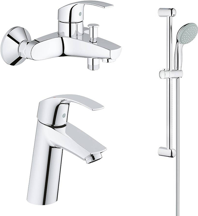 Комплект душевой Grohe Eurosmart 124458