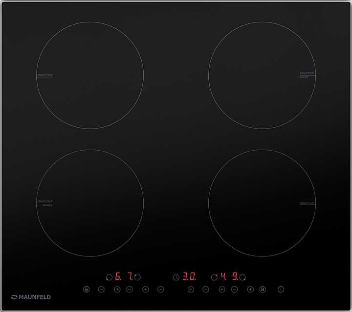 Варочная панель индукционная Maunfeld EVSI594BK черная