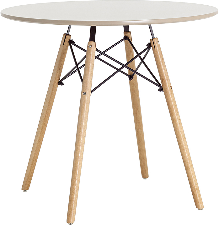 Стол Stool Group DSW D80 бежевый