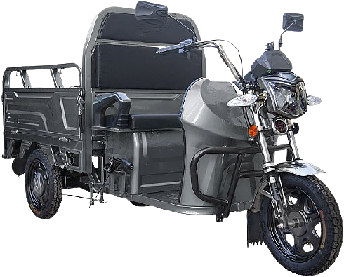 Электроцикл грузовой Rutrike Вояж К1 1200 60V800W серебристый