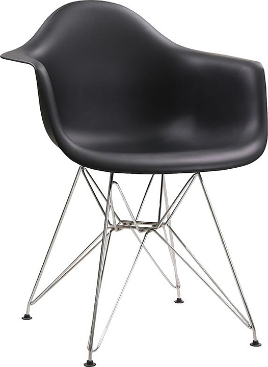 Стул Eames Metal черный