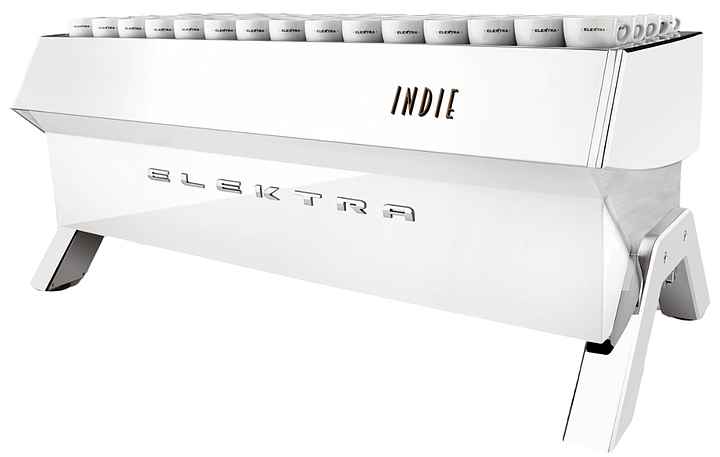 Кофемашина Elektra INDIE 3GR ICE WHITE белый, металлик