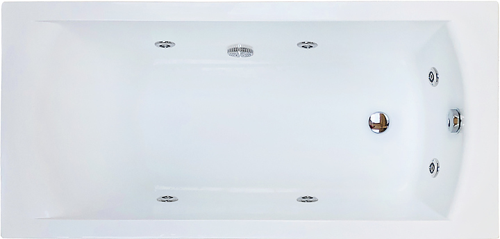 Ванна гидромассажная Royal Bath VIENNA STANDART RB953200ST 140х70х58 см, акрил