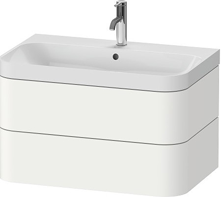 Тумба подвесная с умывальником Duravit Happy D.2 Plus HP4347O2222