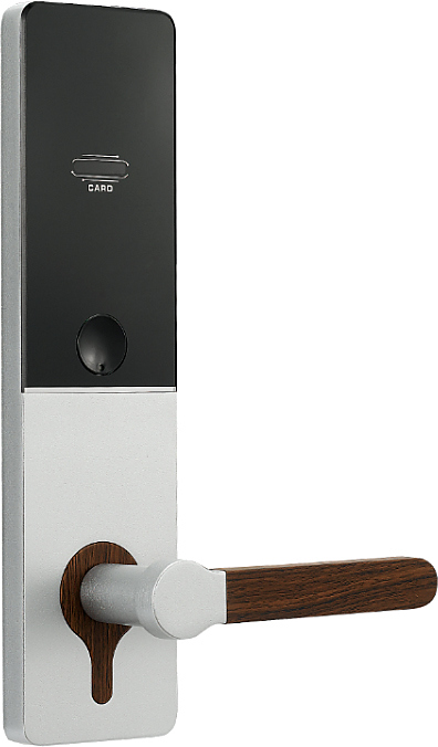 Замок электронный OZLOCKS HL-F25/H/TM "Loft" Temic серебро