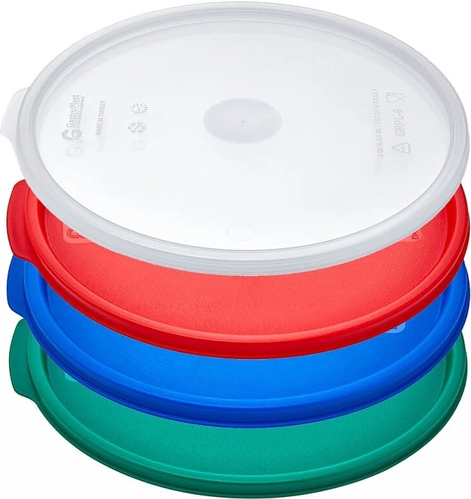Крышка для контейнера Gastroplast GRPPL-1 d=13,5 см (полипропилен) красная