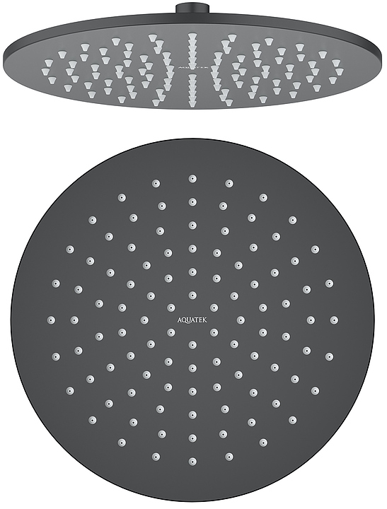 Душ верхний Aquatek AQ2077MB черный матовый