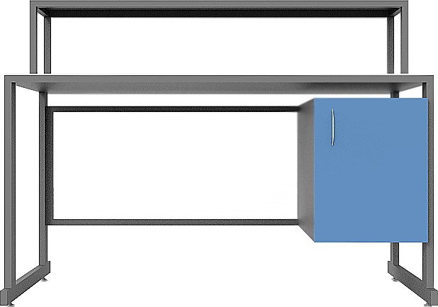 Стол лабораторный с керамикой Мед Мебель СЛк 21.002
