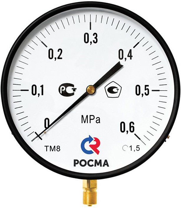 Манометр радиальный Росма ТМ-810Р.00 00000009033