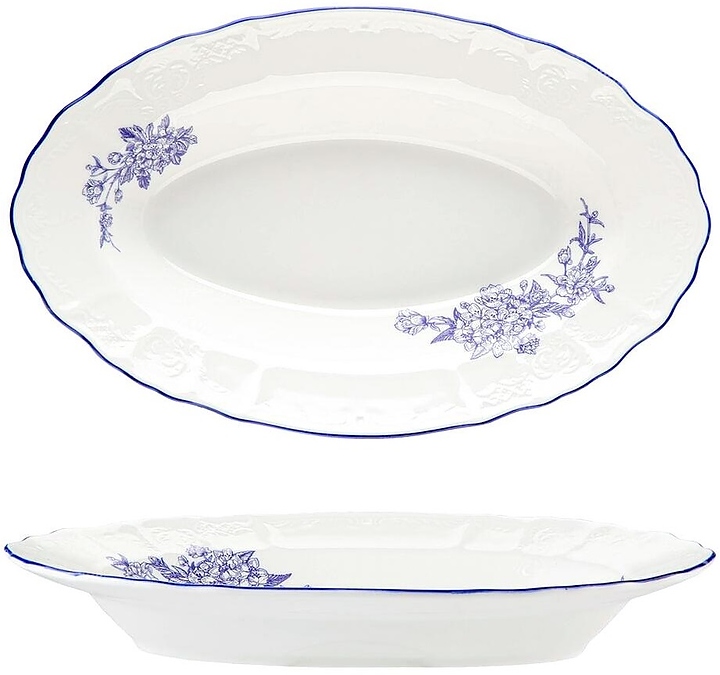 Блюдо для подачи P.L. Proff Cuisine Sea Flower [1] NY-YQA4767B-DOP-9.75X6 25,5х15,8 см