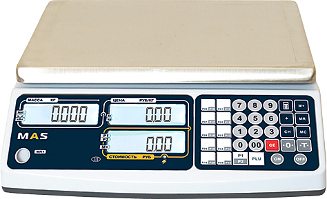 Весы торговые MAS MR1-06