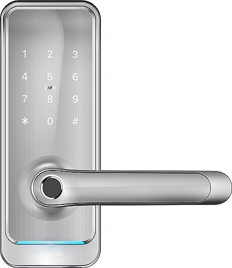 Замок электронный OZLOCKS HL-F43/SM/MF Mifare Smart серебро