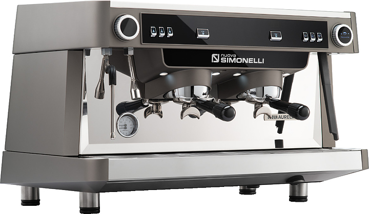Кофемашина полуавтоматическая Nuova Simonelli Nuova Aurelia SEM 2Gr S 220V metallic grey+high groups+Group Display