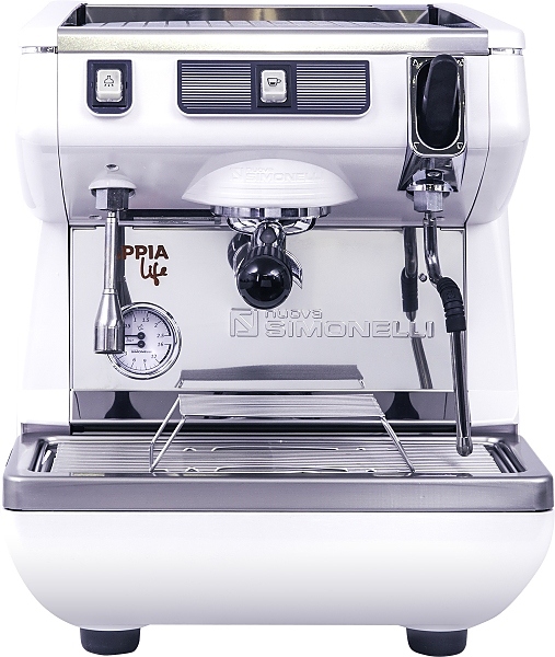 Кофемашина Nuova Simonelli Appia Life 1Gr S белая, высокая группа, полуавтомат