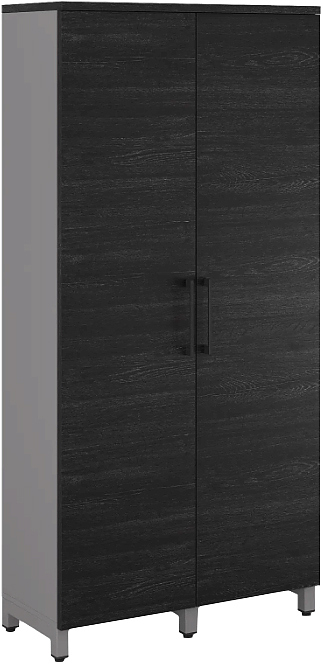 Шкаф для одежды Кобор HRG-90/40/M aluminum/wood