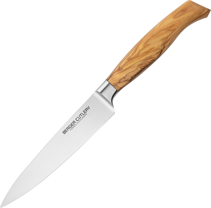 Нож филейный BERGER CUTLERY Ergo Line Olive BC101616 120 мм