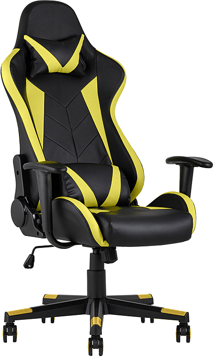 Кресло игровое TopChairs Gallardo желтое