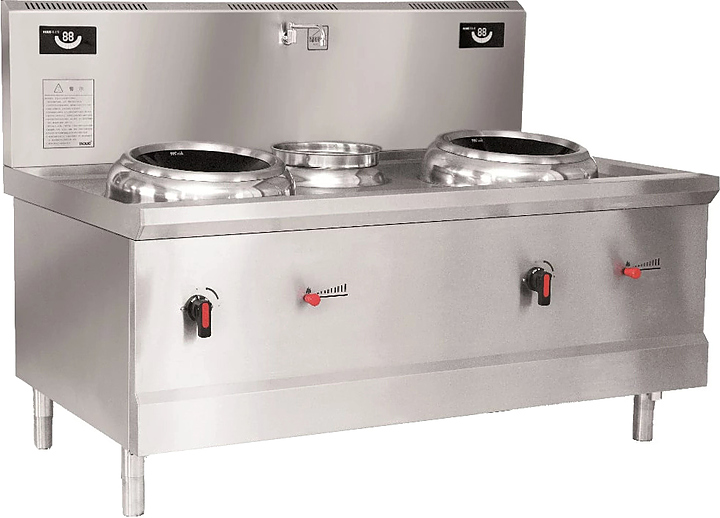 Индукционная WOK станция ECO KITCHEN IND-A0W-B16*2FL