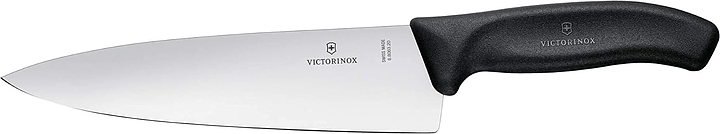 Нож разделочный Victorinox 6.8063.20B Swiss Classic l=20 см (нерж. сталь / термопласт. эластомер) с черной ручкой