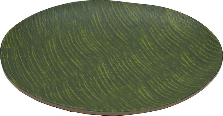 Блюдо сервировочное P.L. Proff Cuisine JW31210-TAI Green Banana Leaf 26х3,5 см (меламин) круглое