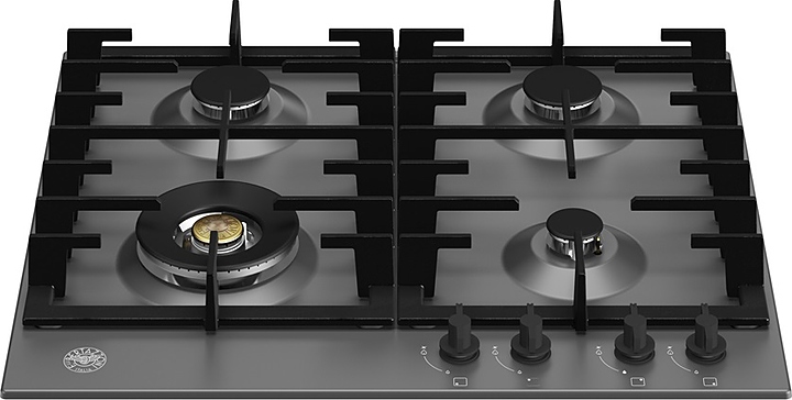 Варочная панель Bertazzoni P604LMODNE газовая, эмаль черная матовая