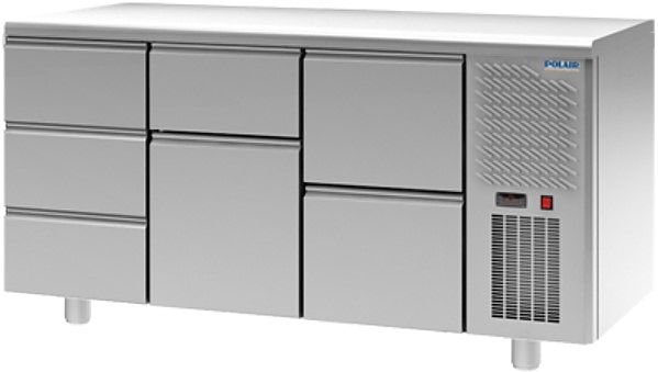 Стол холодильный POLAIR TM3GN-312-G без борта